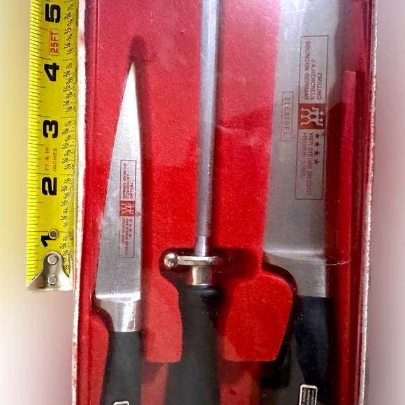VTG Zwilling J. A. Henckels Solingen Germany Cutlery Kitchen knives KNIFE SET - Picture 7 of 7